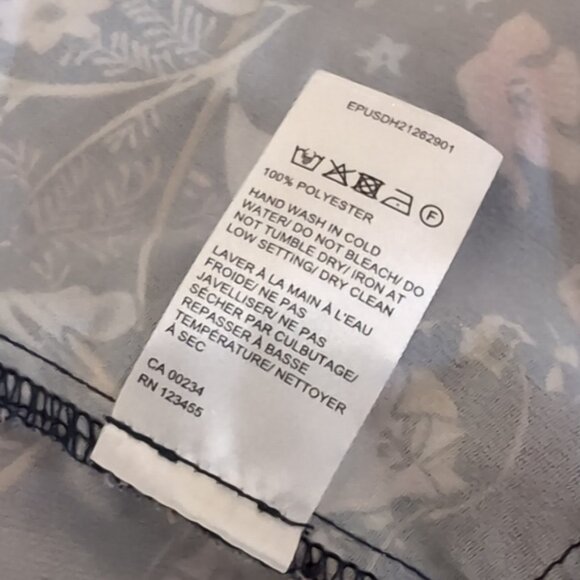 Design Lab Floral Cold Shoulder Wrap Top Long Sleeve Ruffle Lord & Taylor Cami - Picture 13 of 14